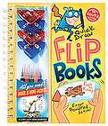   Draw Flip Books [With 4 ClipsWit, Klutz Press 9781591745112 NEW Book