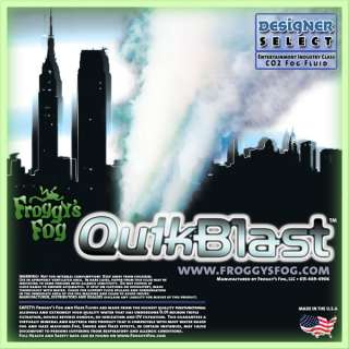   QuikBlast   Designer Select CO2 Blast Effect Fog Machine Fluid  