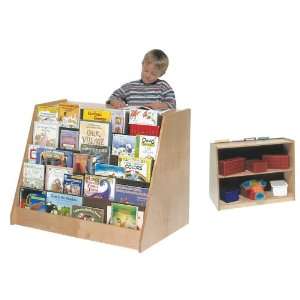  Steffy Wood SWP1080 Mobile Book Display and Storage 