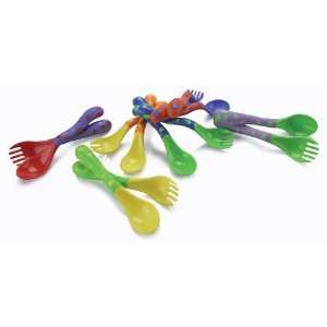 Nuby Toddler Fork and Spoon Set   4 pack   BPA Free NEW 048526052516 