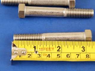 40 Stainless Steel Hex Head Bolts 7/16  14 3 S30400  