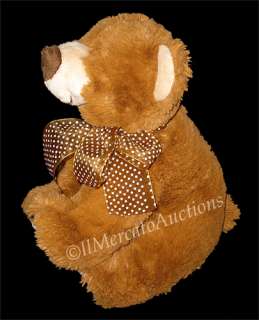GANZ FORRESTER Plush Reddish Brown TEDDY BEAR Stuffed Animal Toy 9 