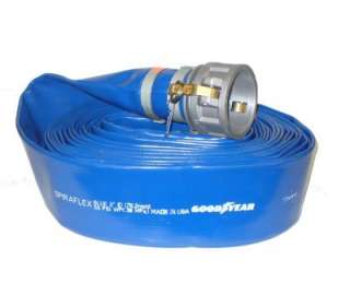 Water Pump Discharge Hose 3 x 50 PVC W/Quick Con18536  