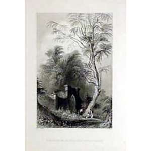  Bartlett 1839 Engraving of a View of the Tomb of 