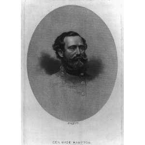  Wade Hampton III,1818 1902,confederate calvary leader 