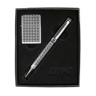 The Zippo High Polish Chrome Lighter and Pen Gift Set is matching for 