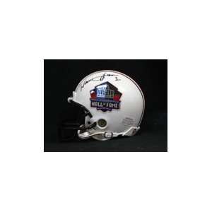  Signed Moon, Warren Football Hall Of Fame Authentic Mini 