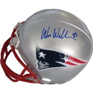 Wes Welker Autographed New England Patriots Mini Helmet   Autographed 