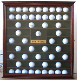 76 Golf Ball Display Case Rack Holder Cabinet with Door  