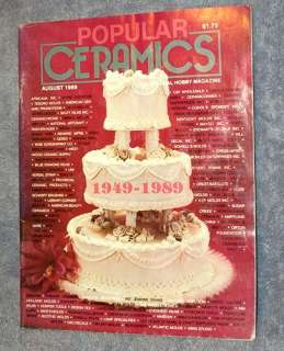 POPULAR CERAMICS Magazine 1984 1991, Select Your Issues  