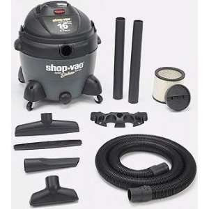   Deluxe 16 Gallons Wet/Dry Canister Vacuum Cleaner