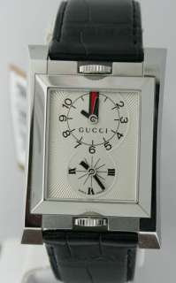 Gucci 111 Guccio, NEW Dual Time Stainless 42mm Watch  