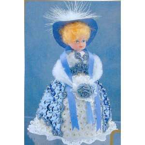  Pinflair Lacy Sequin Doll Kit   Miss Molly Pale Blue Toys 