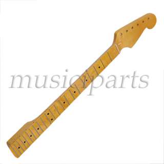 yellow Guitar neck maple 22 fret For Mexico Fender ,neck for fender st 
