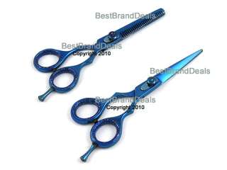 Pro 5.5 Titanium J2 Hair Cutting Shears Scissors Set  