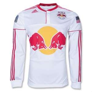   Red Bulls $120 AUTHENTIC Home Jersey M MEDIUM Long Sleeve RBNY  