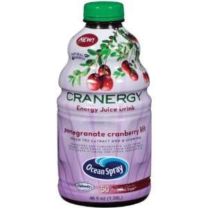 Ocean Spray Cranenergy Energy Juice Drink Pomegranate Cranberry Lift 