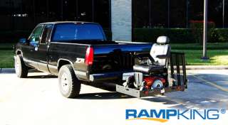 RAMP KING XL WHEELCHAIR CARRIER MOBILITY TRAILER SCOOTER WITH 5 RAMP 
