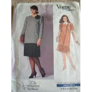   26W 28W 30W VOGUE SEWING PATTERN #2125 THE FORGOTTEN WOMAN RATED EASY