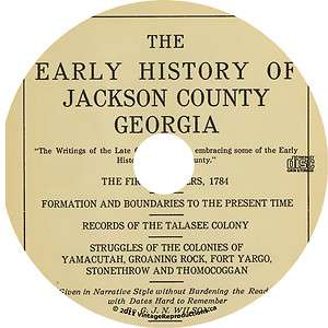   , Georgia {1914} GA Early History Genealogy Biography ~ Book on CD