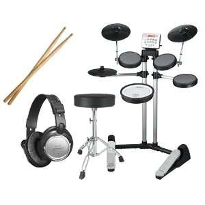 HD 3 V Drums Lite Electronic Drum Set DRUM ESSENTIALS BUNDLE with Drum 