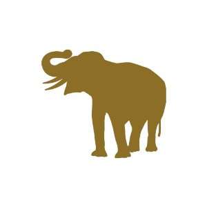  Elephant small 3 Tall GOLD vinyl window decal sticker 