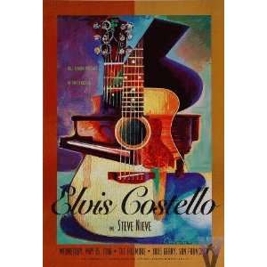  Elvis Costello Fillmore Concert Poster F222