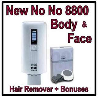   NoNo 8800 Hair Removal Silver Face & Body Kit Epilator Laser  