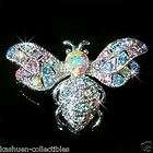 Crystal Queen Honey ~BUMBLE BEE~~ insect Bug Pin Brooch