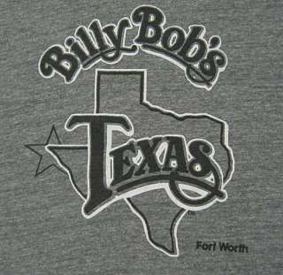   BOBS Gray Rayon Sleeveless t shirt L 80s texas beer honky tonk  