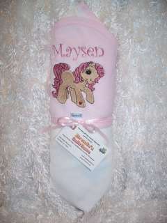 This was a special order for a Spencer hooded towel for a little girl 