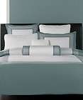 Hotel Collection King Comforter Cover Blue Bedding Tri Colorblock 