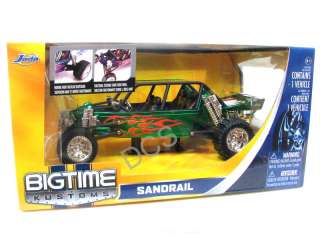 Jada Toys Sandrail 1/24 Green Diecast cars New in Box  