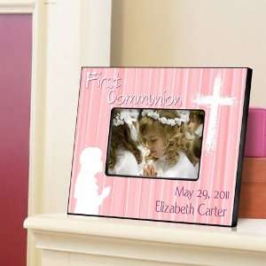   Favors Personalized First Communion Hear My Prayer Pink Picture Frames