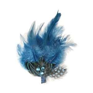  Mark Richards Feathers With Rhinestones 1/Pkg Blue; 3 