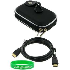  Hard Shell (Black) Case and Mini HDMI to HDMI Cable 1 Meter (3 Feet 