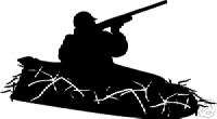 Waterfowl Decal Decals Geese Goose decoy hunting blind  