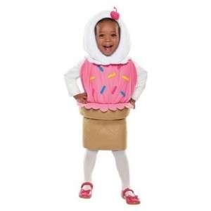 NEW Girls Double Scoop Ice Cream Costume 2T 3T Halloween Dress Up NWT 