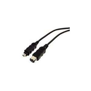  Cables Unlimited 6ft 6Pin 4Pin 1394 IEEE Firewire Cable 