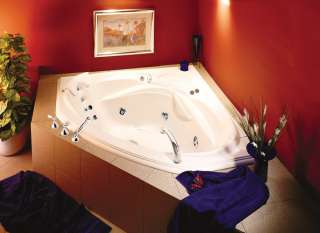 MAAX INFINITY 60 x 60 ACRYLIC CORNER BATHTUB OPTIONAL WHIRLPOOL AND 