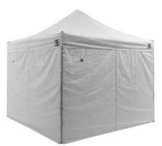 New EZ Pop Up 10 x 10 Canopy Fair Tent 4 wall White  