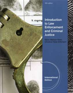 Introduction to Law Enforcement and Criminal Justice 10 9781111138905 