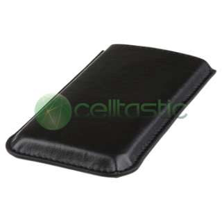 Accessory Bundle Pull Leather Case for iPod Touch 4G  
