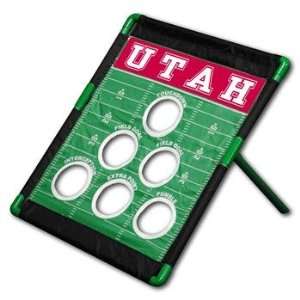   Utah Utes NCAA Single Target Bean Bag Football Toss