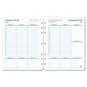  Dated Weekly/Monthly Planner Refill, January   December, 2011, 8 1 