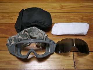   NVG Military Tactical Desert Ski Paintball Burning Man Goggles  