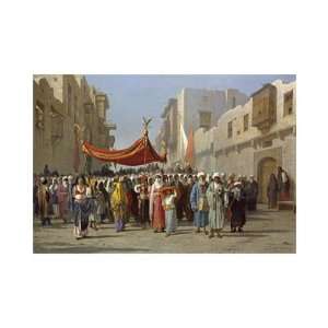  Arab Wedding Procession by Vincenzo Marinelli. size 20 