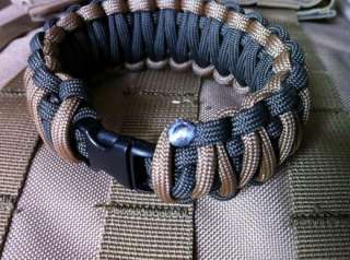 OD & Coyote King Cobra Paracord Survival Bracelet   