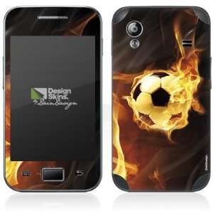  Design Skins for Samsung Galaxy Ace S5830   Burning Soccer 