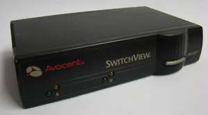 AVOCENT CYBEX SWITCHVIEW 2 PORT KVM SWITCH PS2 VGA  